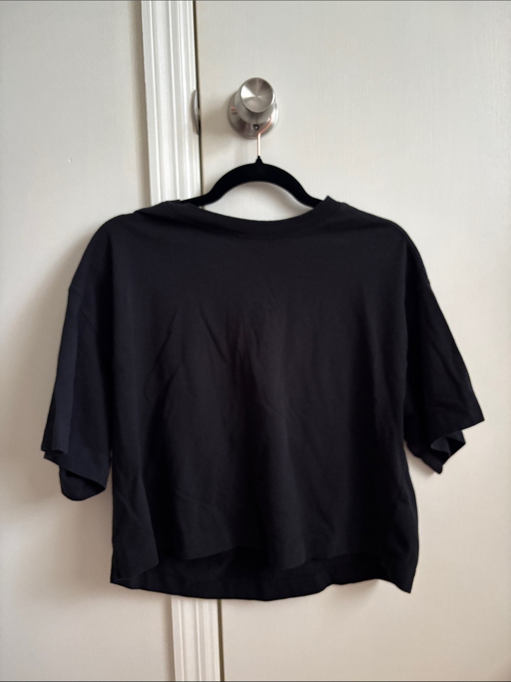 Everlane boxy crop tee